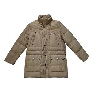 Men's Tan Puffer Jacket Size XL